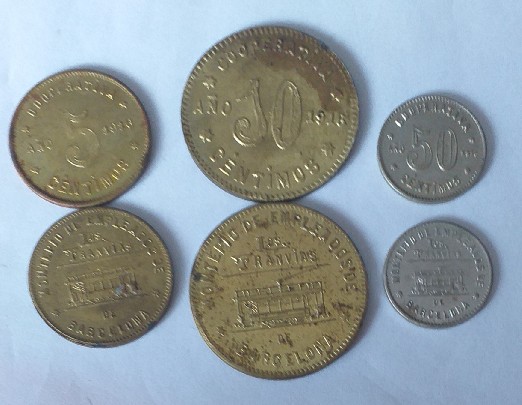 Foto 1 Moneda sin identificar: Montepio Tranvias de Barcelon